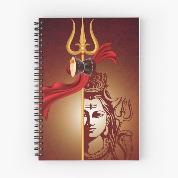 Aperçu de l'œuvre Art du Trishul Damru du Seigneur Shiva créée et vendue par DreamBigShirts.