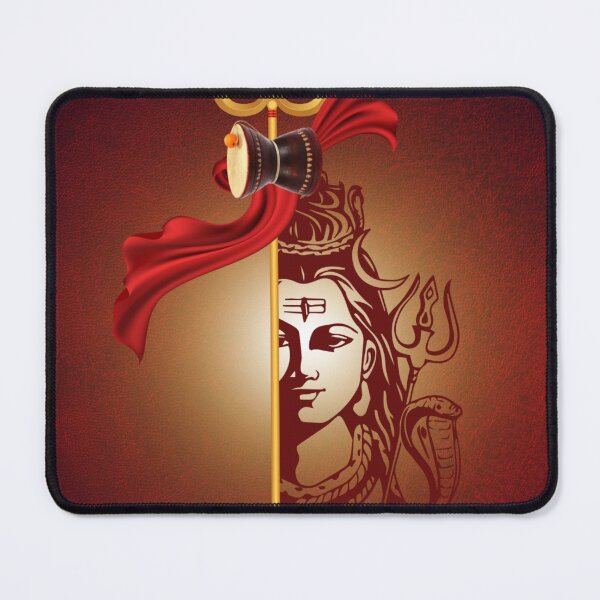 Item preview, Lord Shiva Trishul Damru Art designed and sold by DreamBigShirts.