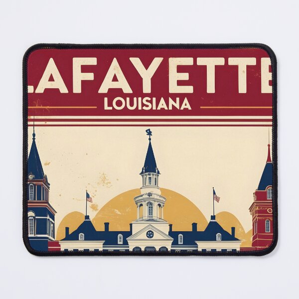 Item preview, Lafayette Louisiana 1950s USA Vintage Travel Tourism designed and sold by TravelersGems.