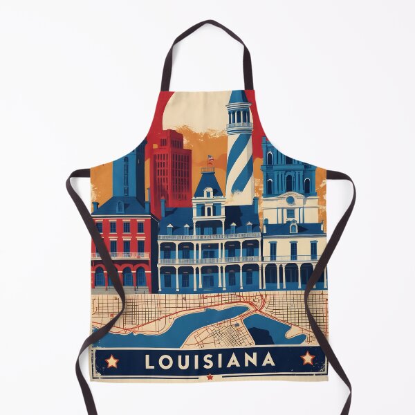 Item preview, Bayou Blue Louisiana 1950s USA Vintage Travel Tourism designed and sold by TravelersGems.