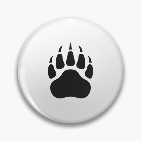 Item preview, BEAR Paw Pawprint in ink designed and sold by S-M-P-A.