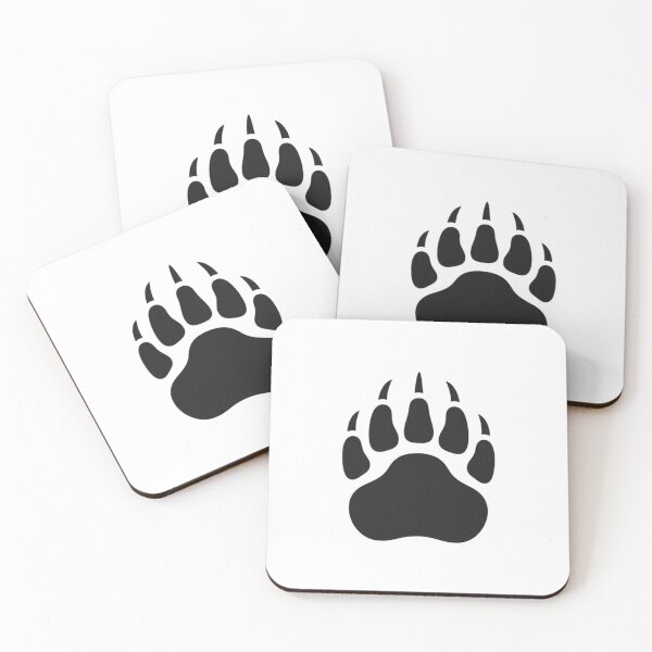 Item preview, BEAR Paw Pawprint in ink designed and sold by S-M-P-A.