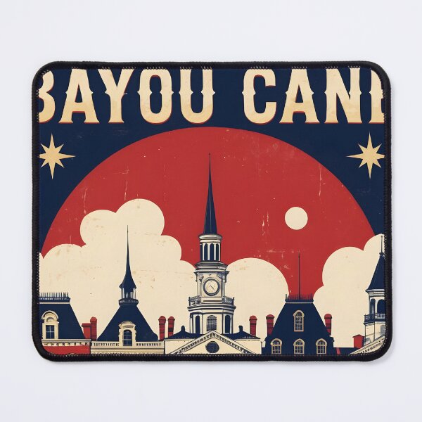 Item preview, Bayou Cane Louisiana 1950s USA Vintage Travel Tourism designed and sold by TravelersGems.