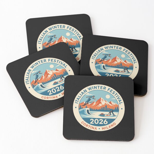 Item preview, Italian Winter Festival Cortina Milano 2026 Winter Olympics  designed and sold by Thread&Fable.