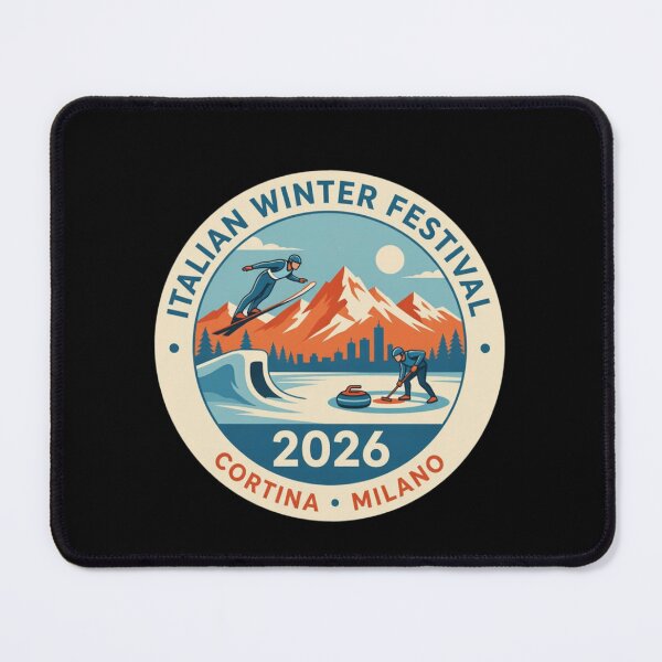 Item preview, Italian Winter Festival Cortina Milano 2026 Winter Olympics  designed and sold by Thread&Fable.
