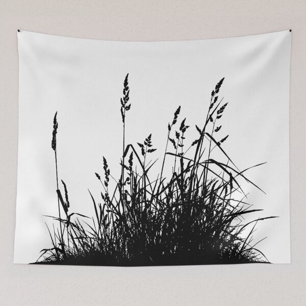 Item preview, Wild Grass Silhouette on Transparent Background designed and sold by busurman.