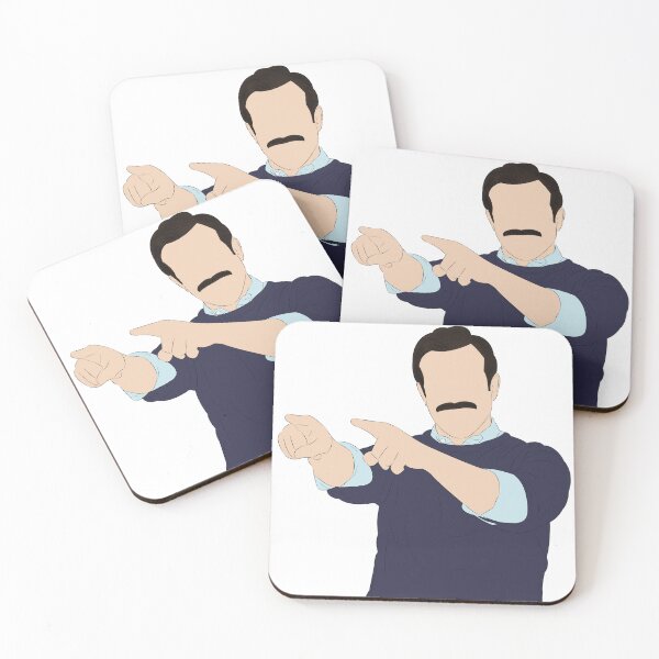 Artikelvorschau, Ted Lasso Porträtillustration entworfen und verkauft von Still Silhouette.