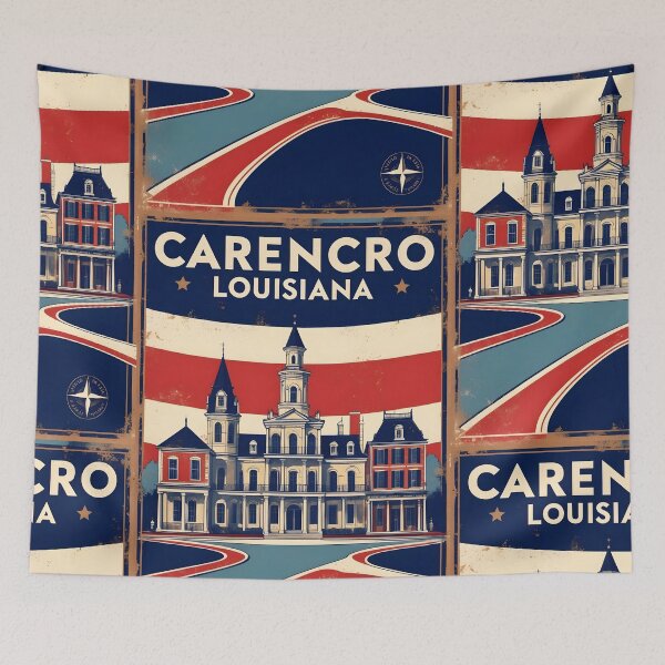 Item preview, Carencro Louisiana 1950s USA Vintage Travel Tourism designed and sold by TravelersGems.