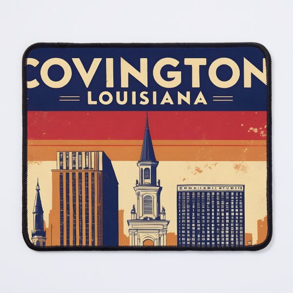 Item preview, Covington Louisiana 1950s USA Vintage Travel Tourism designed and sold by TravelersGems.