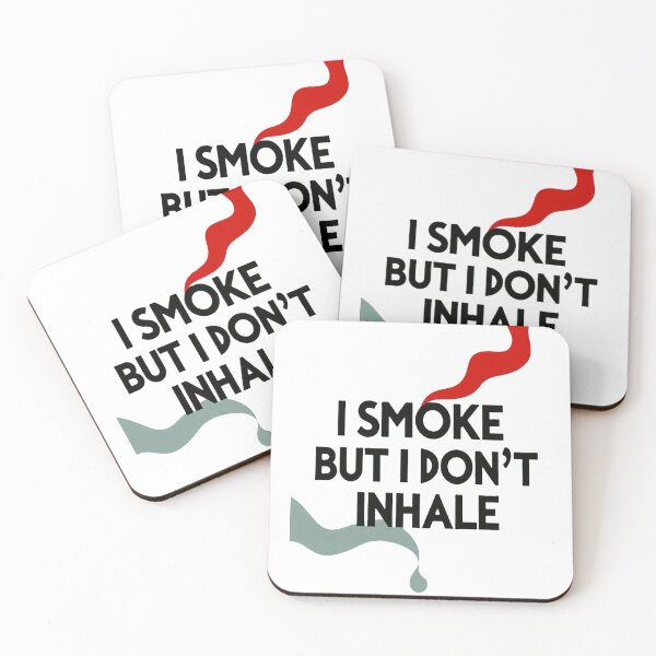 Item preview, I SMOKE BUT I DON'T INHALE - ALTERNATIVE designed and sold by MAT-ENKI.