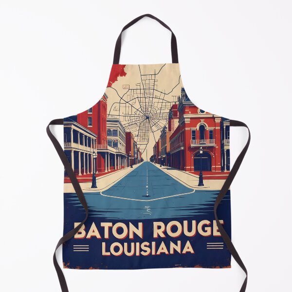 Item preview, Baton Rouge Louisiana 1950s USA Vintage Travel Tourism designed and sold by TravelersGems.