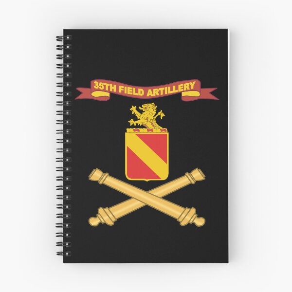 Item preview, Army - 35th Field Artillery w Ribbon - Br X 300 designed and sold by Military Insignia Products.
