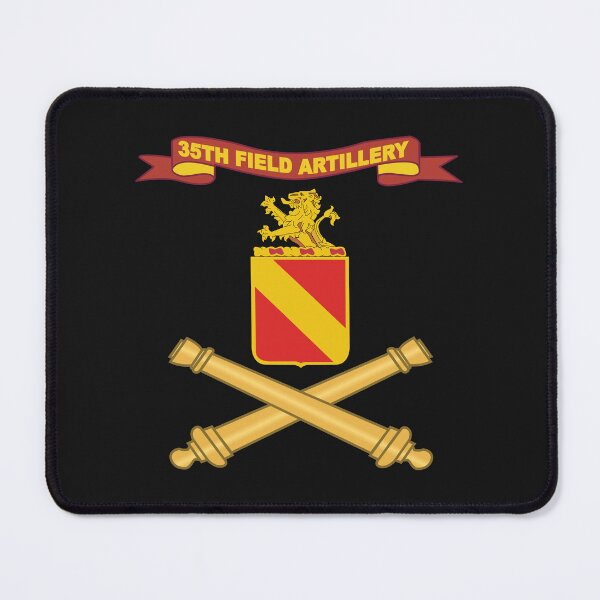 Item preview, Army - 35th Field Artillery w Ribbon - Br X 300 designed and sold by Military Insignia Products.