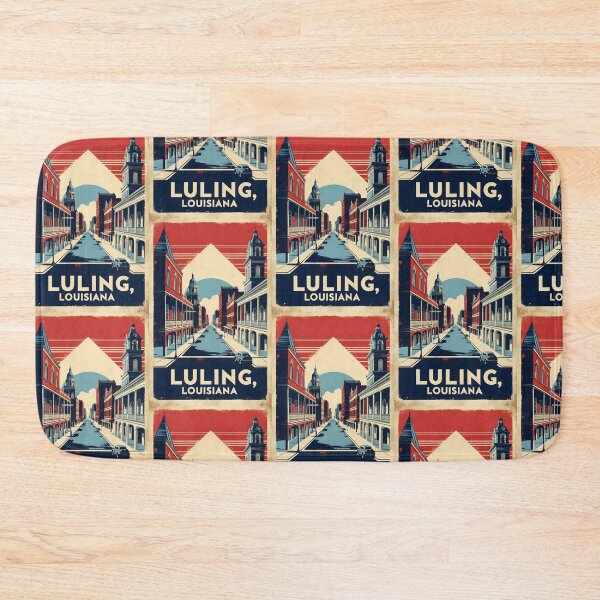 Item preview, Luling Louisiana 1950s USA Vintage Travel Tourism designed and sold by TravelersGems.