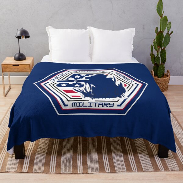 Item preview, U.S. Military Soldier Hexagon Emblem – Patriotic American Flag Sniper Silhouette Design for Veterans & Proud Patriots designed and sold by GFamilyC.