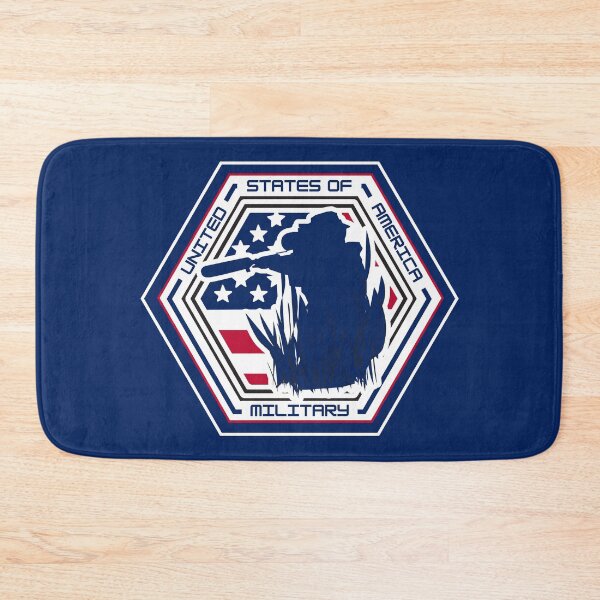 Item preview, U.S. Military Soldier Hexagon Emblem – Patriotic American Flag Sniper Silhouette Design for Veterans & Proud Patriots designed and sold by GFamilyC.