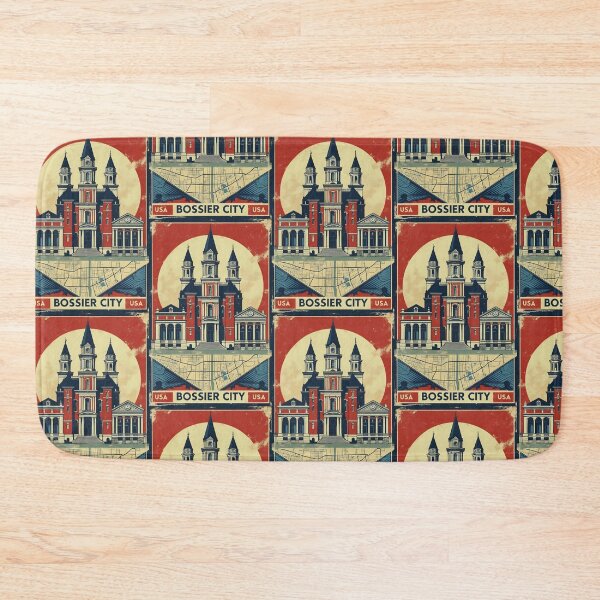 Item preview, Bossier City Louisiana 1950s USA Vintage Travel Tourism designed and sold by TravelersGems.