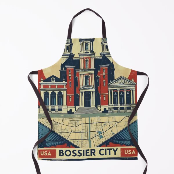 Item preview, Bossier City Louisiana 1950s USA Vintage Travel Tourism designed and sold by TravelersGems.