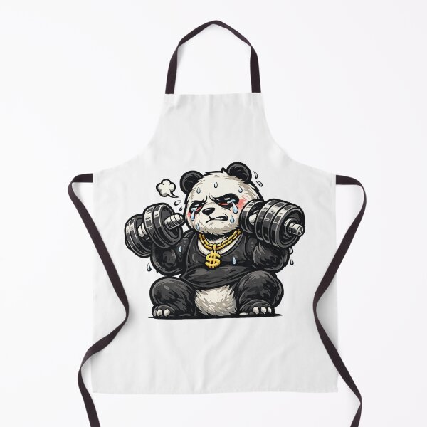 Item preview, Strong Panda Hiding Pain designed and sold by UrbanAnimalLab.