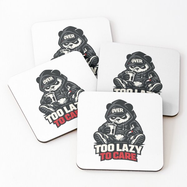 Item preview, Lazy Panda Doesn’t Care Mood designed and sold by UrbanAnimalLab.