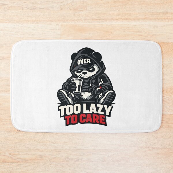 Item preview, Lazy Panda Doesn’t Care Mood designed and sold by UrbanAnimalLab.
