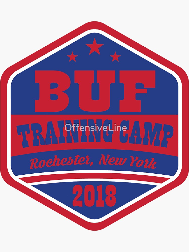 "Football TRAINING CAMP Rochester, New York!!!" Sticker for Sale by