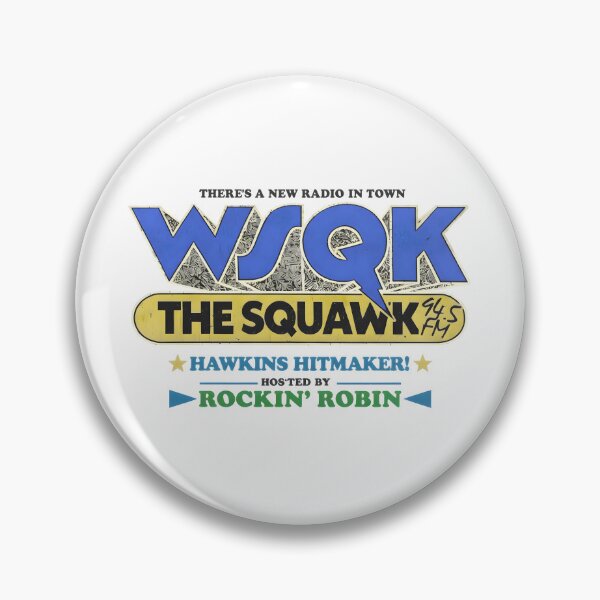 Item preview, Vintage Stranger WSQK The Squawk 94.5 FM Radio T-Shirt designed and sold by MikaylaThomps.