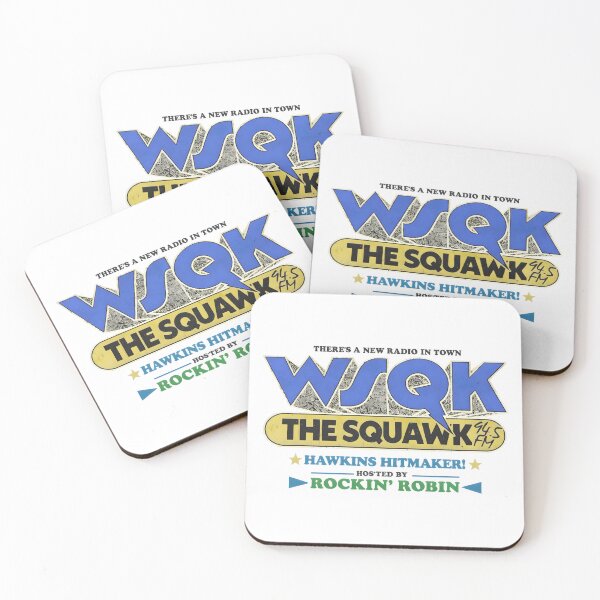 Item preview, Vintage Stranger WSQK The Squawk 94.5 FM Radio T-Shirt designed and sold by MikaylaThomps.