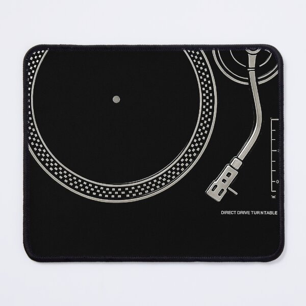 Item preview, Direct Drive Turntable Blueprint – Minimal DJ Vinyl Art designed and sold by Bulografik.