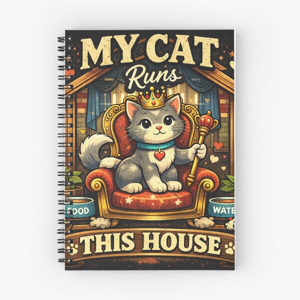 Item preview, My Cat Runs This House designed and sold by STUDIO2026.