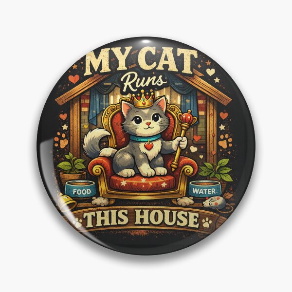 Item preview, My Cat Runs This House designed and sold by STUDIO2026.