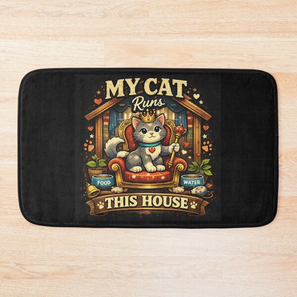 Item preview, My Cat Runs This House designed and sold by STUDIO2026.