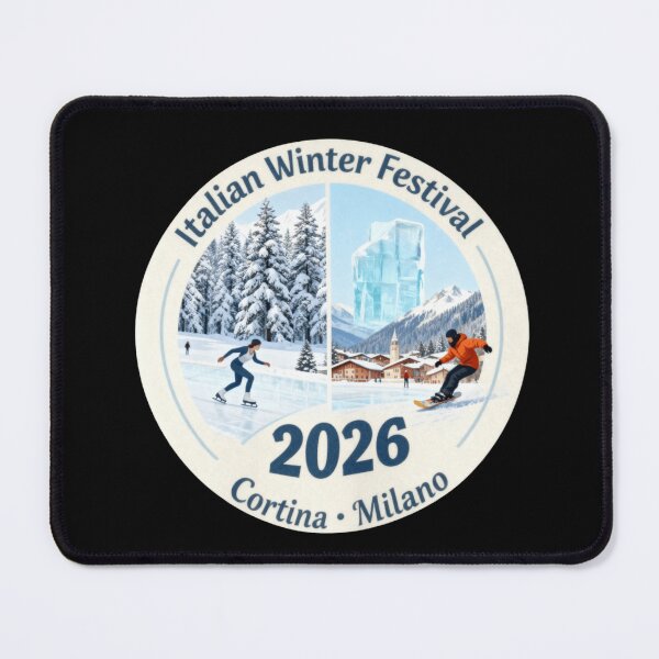 Item preview, Italian Winter Festival Cortina Milano 2026 Winter Olympics  designed and sold by Thread&Fable.
