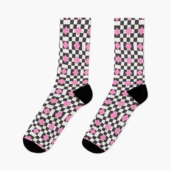 Item preview, Pink Diamond Grid Geometric Pattern designed and sold by uniQuin.