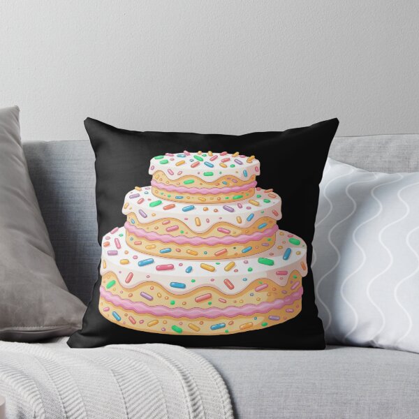 Item preview, Confetti Cake Cute Art – Fun Dessert Illustration designed and sold by Versik-.