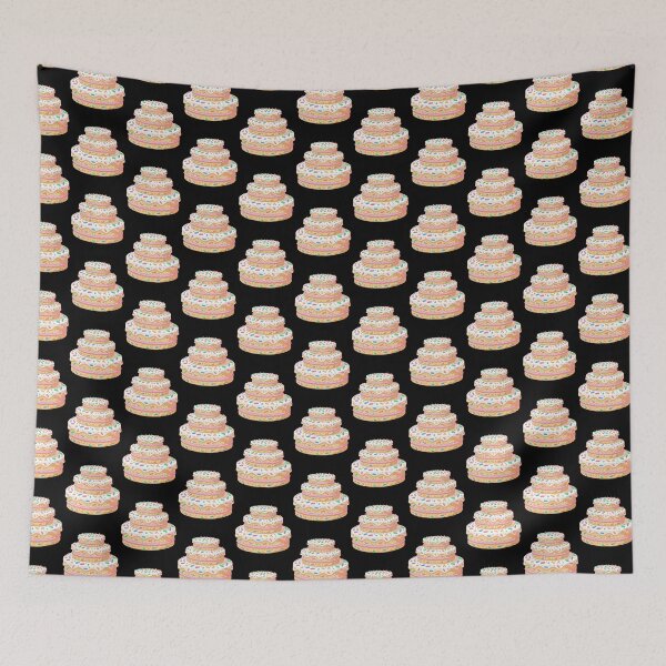 Item preview, Confetti Cake Cute Art – Fun Dessert Illustration designed and sold by Versik-.