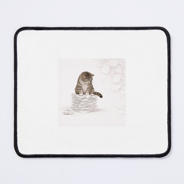 Item preview, Paperwork Supervisor Cat designed and sold by LovelyCatGalaxy.