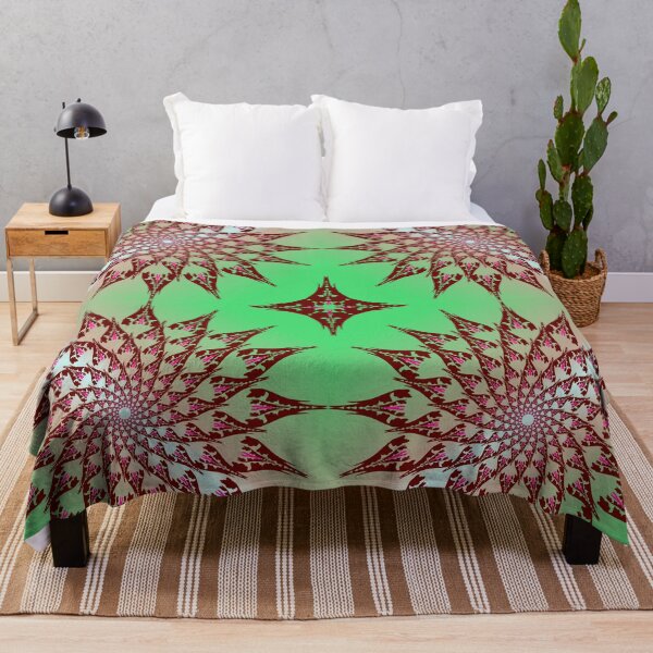 Item preview, Emerald Garden Starburst Quartet designed and sold by OIL Pattern Design .