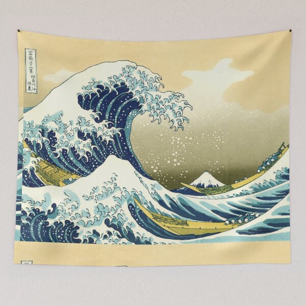Item preview, HD.The Great Wave Off Kanagawa, by Katsushika Hokusai - Original colors-  HIGH DEFINITION  designed and sold by MINDTHECHERRY.
