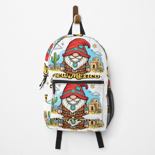 Item preview, Southwestern Gnome with Turquoise Jewelry – New Mexico Desert Art designed and sold by Moriarty's Digital Visions.