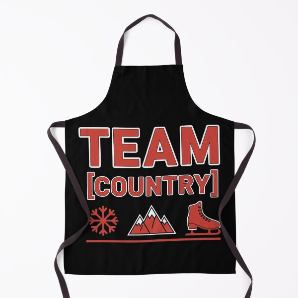 Item preview, Team Country Custom Winter Sports Fan Gear designed and sold by MOFAPPAREL.