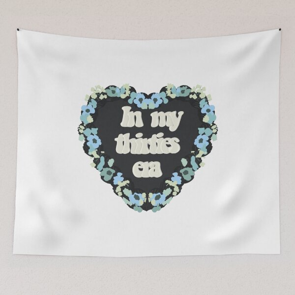 Item preview, In my Thirties Era Love Heart Birthday Cake designed and sold by FreeOrca.