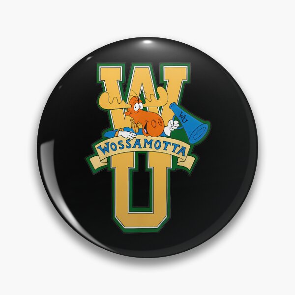 Item preview, Rocky And Bullwinkle Wossamotta U Logo Graphic designed and sold by redouanel.