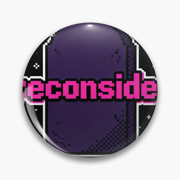 Item preview, Reconsider Pixel Art - Retro Gaming Typography designed and sold by PictorialWhimsy.
