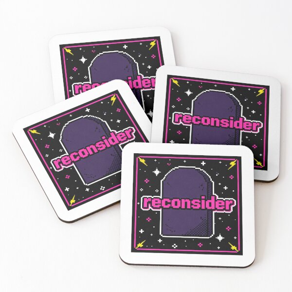 Item preview, Reconsider Pixel Art - Retro Gaming Typography designed and sold by PictorialWhimsy.