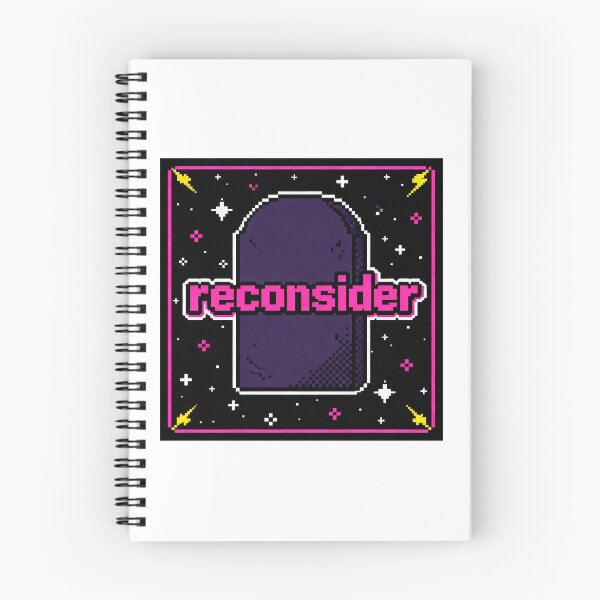 Item preview, Reconsider Pixel Art - Retro Gaming Typography designed and sold by PictorialWhimsy.
