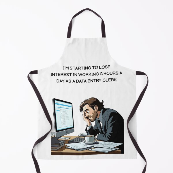 Item preview, Data Entry – Working 12 Hours a Day designed and sold by ShadyArfaa.