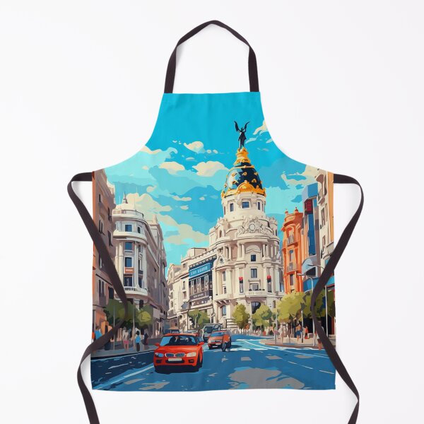 Item preview, A Pop Art Travel Print of Madrid - Spain designed and sold by StudioRedKoala.
