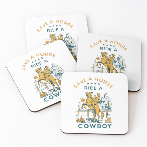Item preview, Save A Horse Ride A Cowboy - Vintage Western Rodeo Bucking Bronco designed and sold by Prime legend .