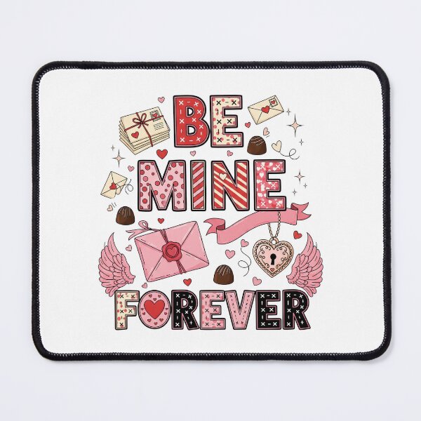 Item preview, Be Mine Forever Vintage Valentine Love Letters Graphic designed and sold by StellasRealm.